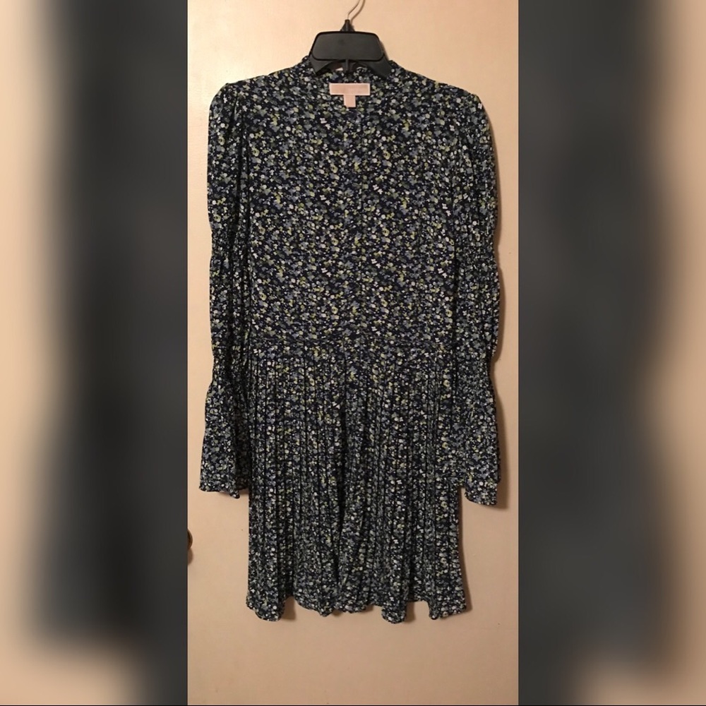 Michael Kors Floral Crepe ShirtDress